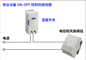 1臺(tái)的ON-OFF控制接線圖