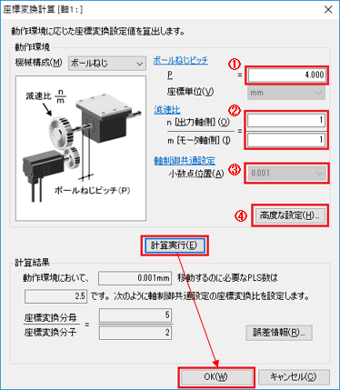 圖：DRS2系列、DR系列 0.001mm設(shè)置的情況下